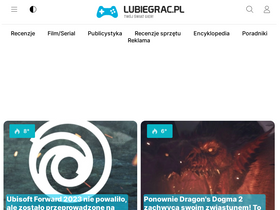 'lubiegrac.pl' screenshot