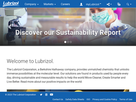'lubrizol.com' screenshot