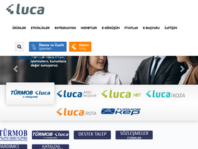 'luca.com.tr' screenshot