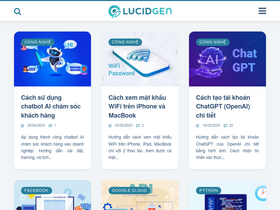 'lucidgen.com' screenshot