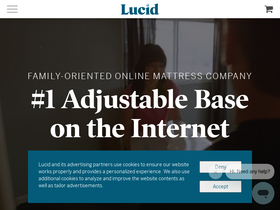 'lucidmattress.com' screenshot