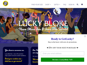 'luckybloke.com' screenshot