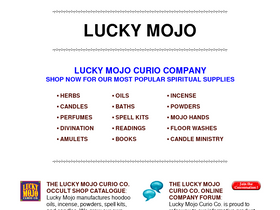 'luckymojo.com' screenshot