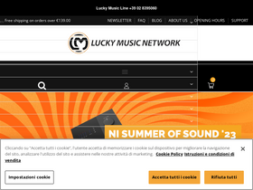 'luckymusic.com' screenshot