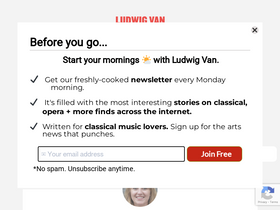 'ludwig-van.com' screenshot