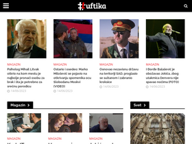 'luftika.rs' screenshot