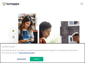 'lumapps.com' screenshot