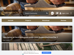 'lumberjocks.com' screenshot