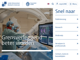 'lumc.nl' screenshot