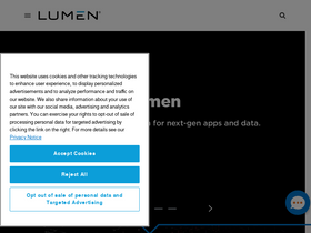 'lumen.com' screenshot