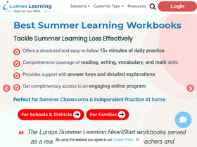 'lumoslearning.com' screenshot
