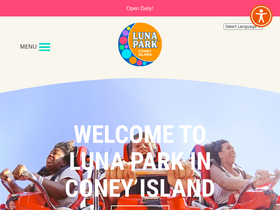 'lunaparknyc.com' screenshot
