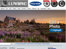 'lunapic.com' screenshot