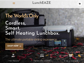 'luncheaze.com' screenshot