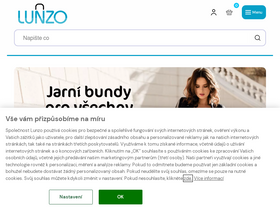 'lunzo.cz' screenshot