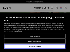 'lush.com' screenshot