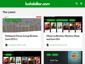 'lushdollar.com' screenshot