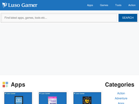 'lusogamer.com' screenshot