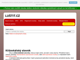 'lustit.cz' screenshot