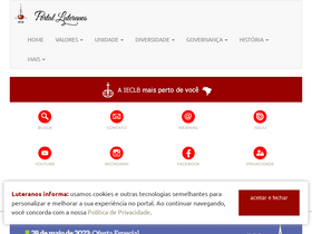 'luteranos.com.br' screenshot