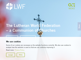 'lutheranworld.org' screenshot