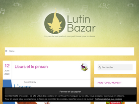 'lutinbazar.fr' screenshot