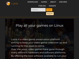 'lutris.net' screenshot