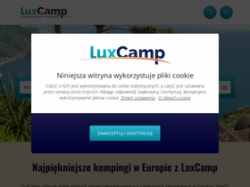 'lux-camp.pl' screenshot