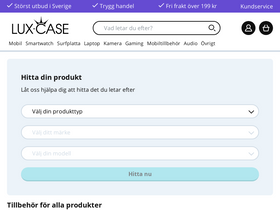 'lux-case.se' screenshot