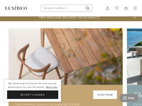 'luxdeco.com' screenshot