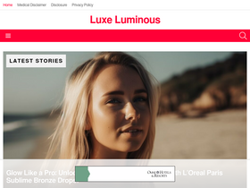 'luxeluminous.com' screenshot