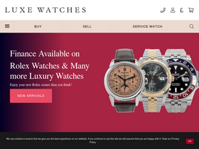 'luxewatches.co.uk' screenshot