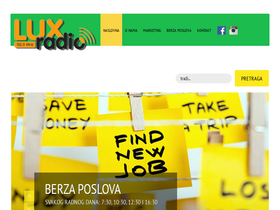'luxradio.net' screenshot