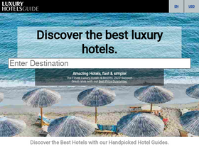 'luxuryhotelsguides.com' screenshot