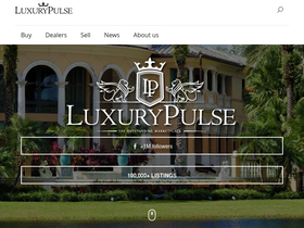 'luxurypulse.com' screenshot