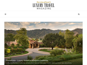 'luxurytravelmagazine.com' screenshot