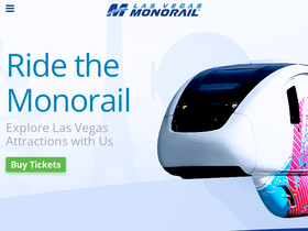 'lvmonorail.com' screenshot
