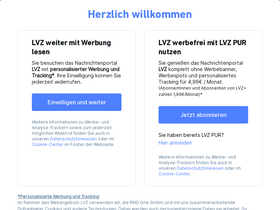 'lvz.de' screenshot