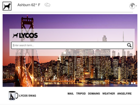 'mail.lycos.com' screenshot