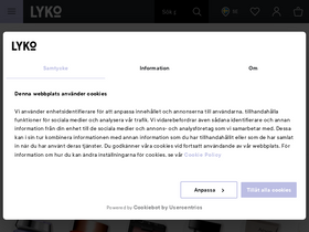 'lyko.se' screenshot