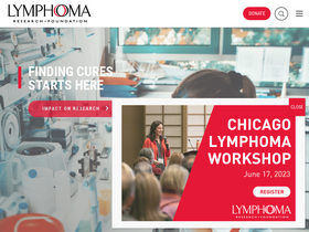 'lymphoma.org' screenshot