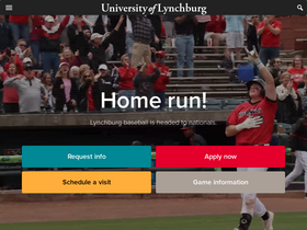 'lynchburg.edu' screenshot