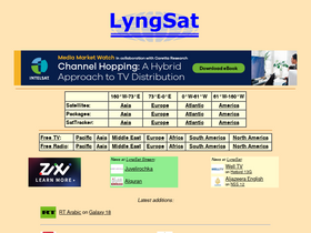 'lyngsat.com' screenshot