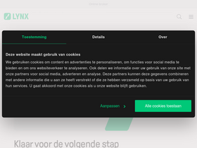 'lynx.nl' screenshot