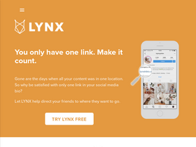 'lynxinbio.com' screenshot