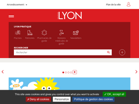 'lyon.fr' screenshot