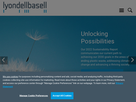 'lyondellbasell.com' screenshot