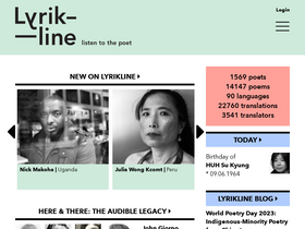 'lyrikline.org' screenshot