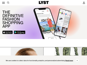 'lyst.com' screenshot