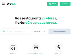 'lyveat.com' screenshot